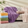 FY FIBER HOUSE Knitted Throw Blankets with Heart Checkered,Soft Warm