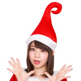 Clearstone Cosplay Christmas Witch Santa Hat Unisex Red