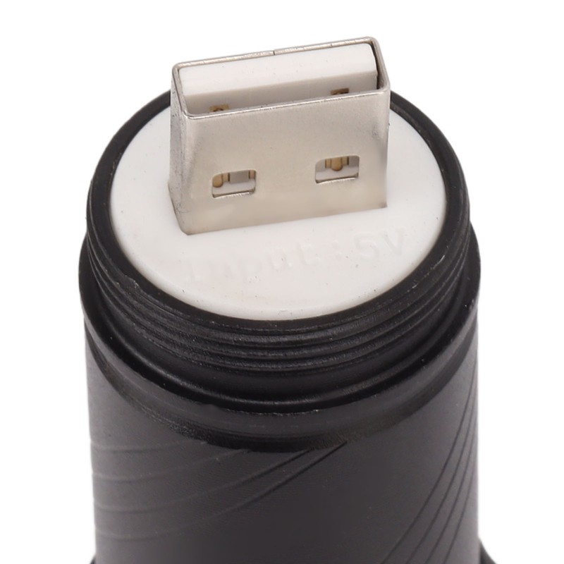 UV Flashlight USB 395nm LED Ultraviolet Black Light Detector for