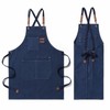 Canvas Heavy Duty Work Tool Apron, Chef Cotton Aprons for