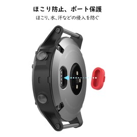 Garmin MoKo 10 Pack Fenix 8/7/6/5 Dustproof Plug for Fenix 8/7/7S/7X/6/6S/6X/5/5S/5X/ForeAthlete245/245M/45/935/945/Vivoactive 3 Charger Port Multicolor