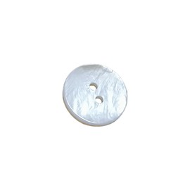 AIMALL Natural Shell Buttons - 20PCS Round Two-Hole White Buttons for Shirts, Knitwear, and Crafts - 9 Sizes from 9mm to 25mm