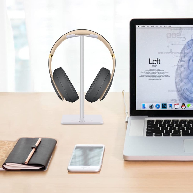 Headphone Stand, Tabletop, Headphone Stand, Anti-Slip, Easy Assembly, Desk Storage,