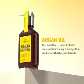 FRENCCIGA Moroccan Argan Oil for Hair Repairing, Leave-in Argan Hair Serum Treatment for Nourishing Dry Damaged hair 100ml