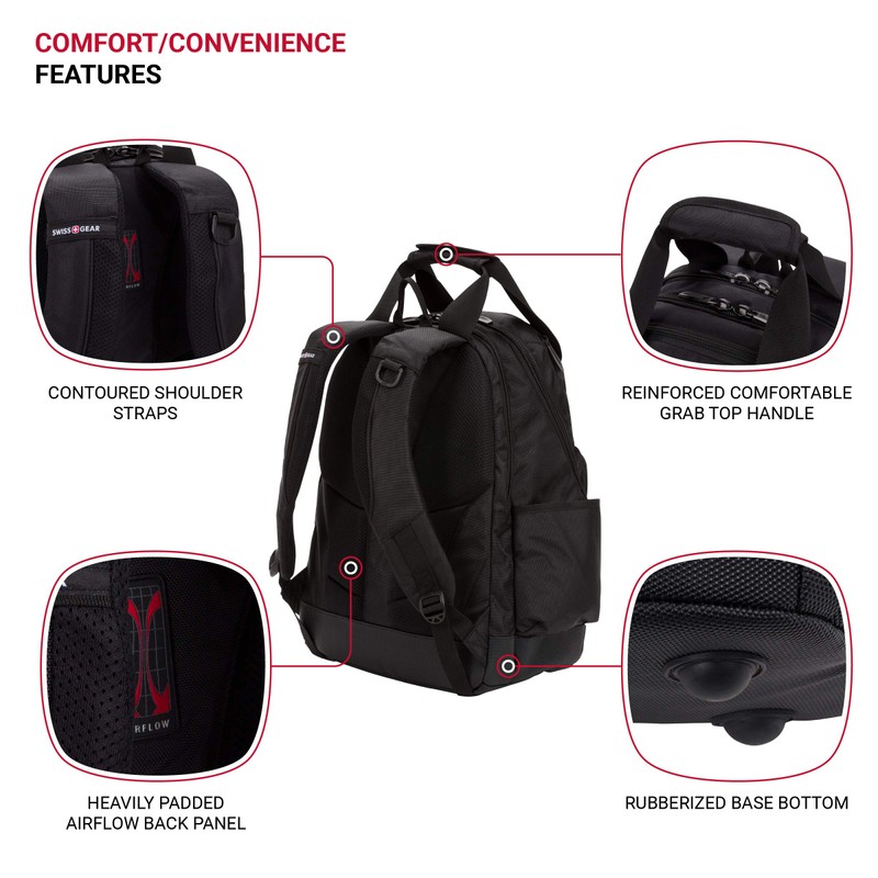 SWISSGEAR 2767 Tool Bag Large Durable Work Pack Backpack With