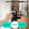 UMIK UMIKSMART Smart Fingerprint Door Lock with Handle, Keyless Front