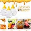 Ziliny 32 Pcs Honey Squeeze Bottle Plastic Empty Beehive Bottle