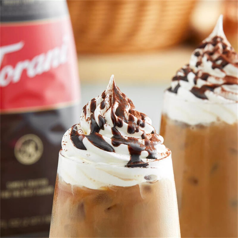 FixtureDisplays Torani 64 fl. oz. Sugar-Free Dark Chocolate Flavoring Sauce