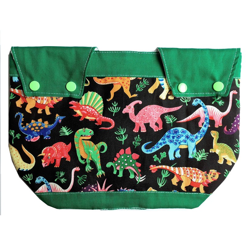 Catheter Belly Bag Holder. Drainage Bag Cover. Dinosaurs Pattern. Nutex