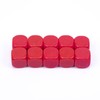 LianShi 10/100Pcs 22MM Rounded Blank Six Sided Dice Teaching Created