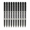 DOLLAR FineLINE Fineliner Pens, BLACK, Fine Point (0.3mm), Pack of