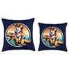 Funny Pembrooke Welsh Corgi Throw Pillow
