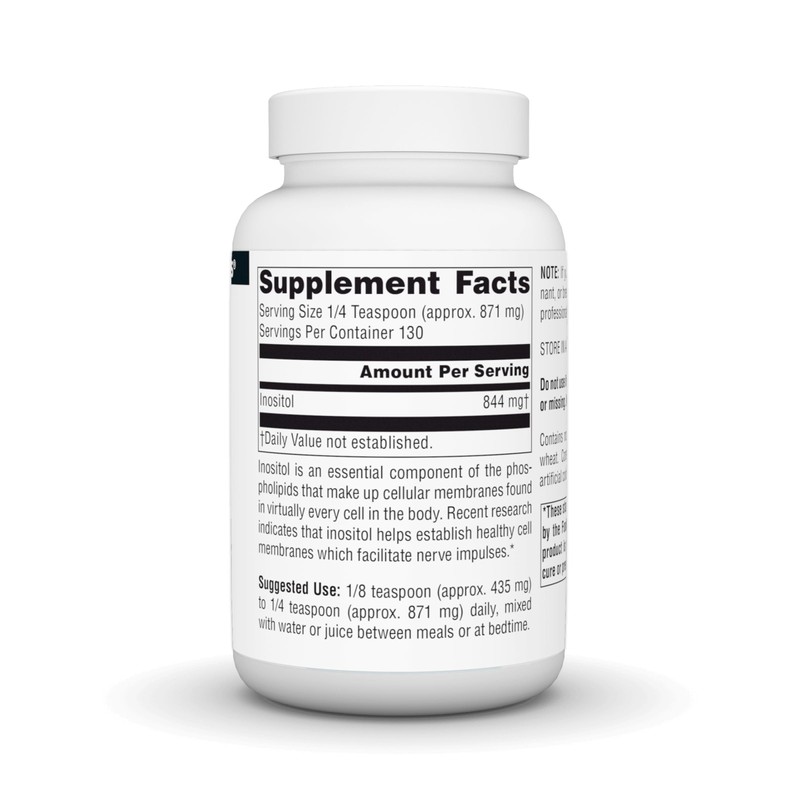 Source Naturals Pure Inositol, Dietary Supplement* - 4 oz Powder