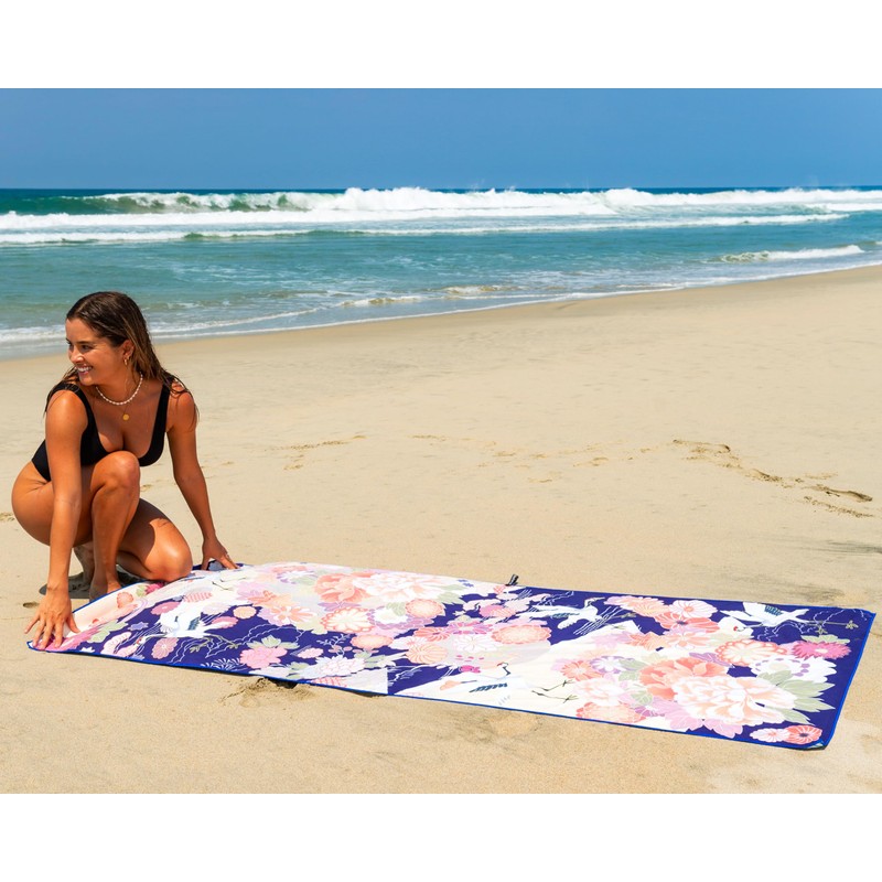 Elite Trend - Toalla de playa de microfibra extragrande de