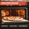 24'' Large Pizza Stone Baking Stone Cordierite Bread Stone for