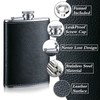Flask, 8 Oz Flasks for Alcohol Men, 2 Pack Portable