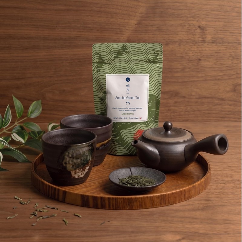 Asayu Japan Sencha Green Tea, 100% Made in Japan Loose