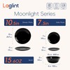 Dinnerware Sets for 6, LaGlint 18 Pieces Opal Glass Plates