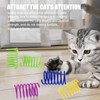XUHN Spiral Cat Toy, Pack of 100, Spiral Toy, Cat,