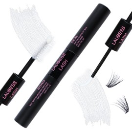 Bond and Seal Lash Glue Eyelash Glue for Cluster Lashes Waterproof DIY Lash Extension Set Eyelash Extension Glue Individual Eyelash Glue 48-72 Hours 5 ml + 5 ml