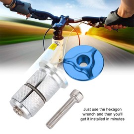 Headset Expander, Bicycle Ahead Claw, Bicycle Headset Stem Top Aluminium Alloy Mountain Bike Headset Stem Compressor Expander Plug for BMX Mountain Roads Bicycle