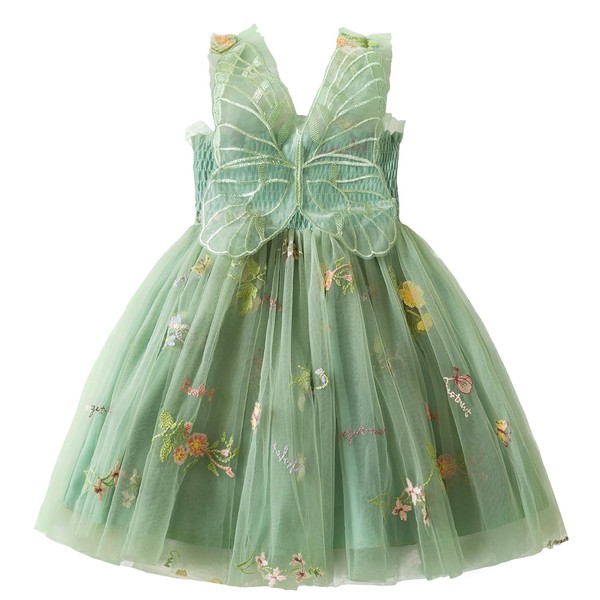 Nileafes Baby Girl Fairy Tutu Princess Dress Strap Tulle Butterfly