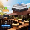 VOLISUN Solar Fence Post Cap Lights, 4x4 Solar Post Cap