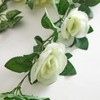 Urban Shop Rose Vine Photo Clips with Lights, Green
