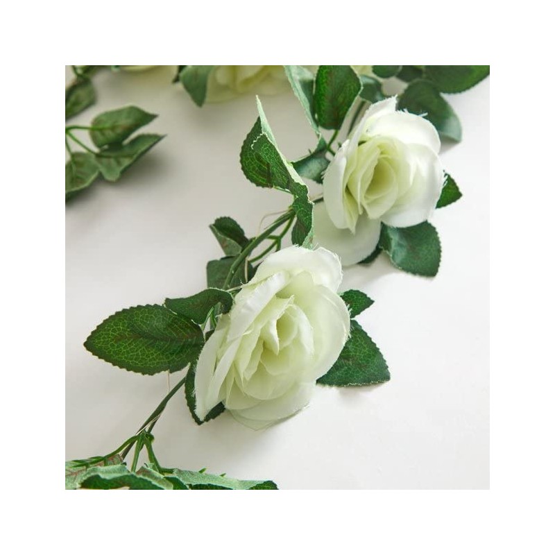 Urban Shop Rose Vine Photo Clips with Lights, Green