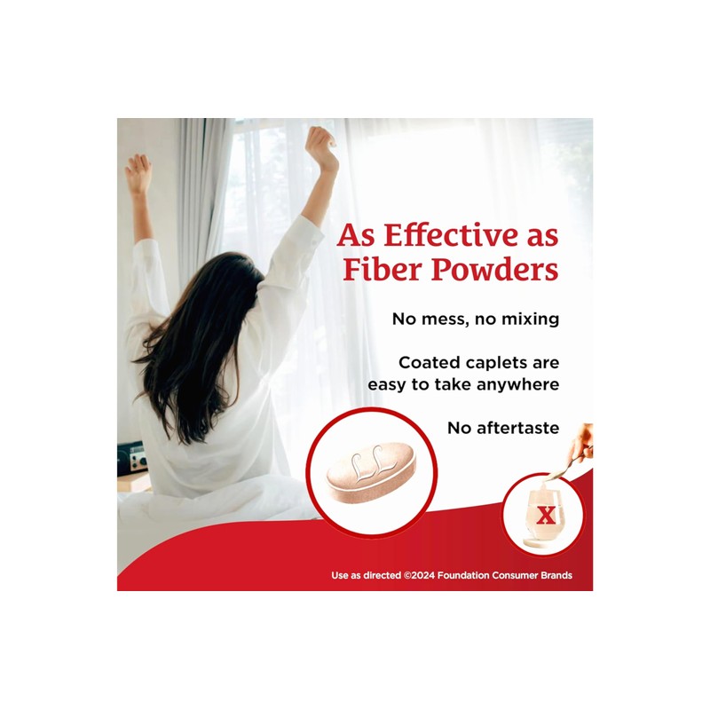 FiberCon Fiber Therapy for Regularity, Caplets, Value Size 140 caplets