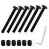 Jiozermi 12 Pcs M6 x 55mm Hex Socket Head Screws