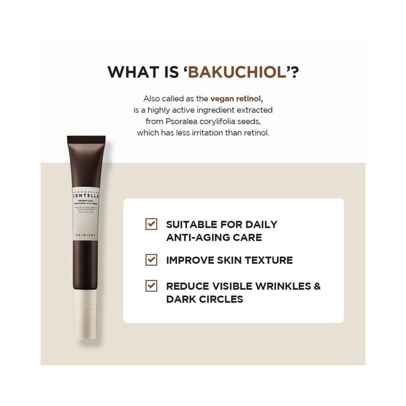 Crema para ojos SKIN1004 Madagascar Centella Probio-Cica Bakuchiol