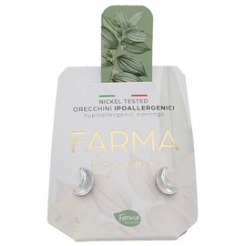 Farma Bijoux Pharma Bijoux Hypoallergenic Lune Crystal Earrings 40 mm