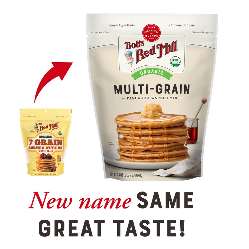 Bob's Red Mill Organic 7 Grain Pancake & Waffle Mix,