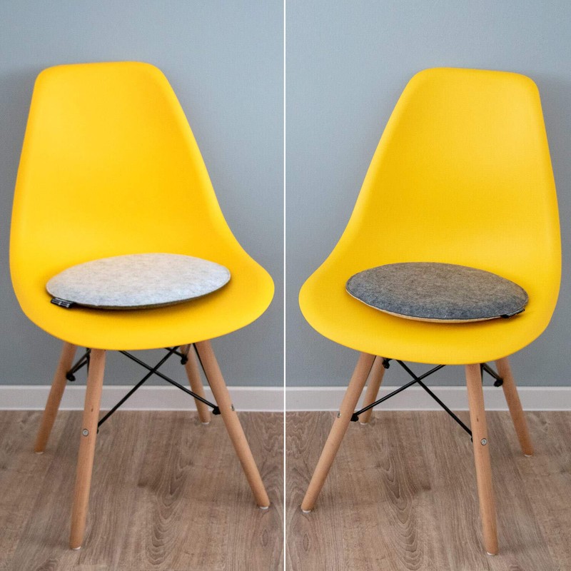 DuneDesign 30 mm Felt Seat Cushion Round Diameter 35 cm