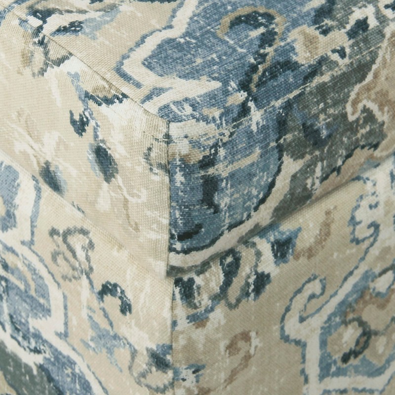 HomePop Large Decorative Storage Bench - Antiqued Blue