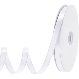 30 mm x 91 m Wedding Ribbon, White Satin Ribbon, Gift Ribbon Wedding, Satin Ribbon, Gift Ribbon White, White Ribbon
