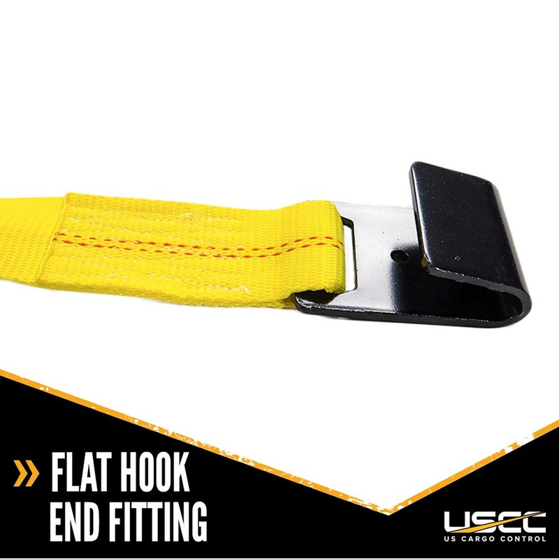 US Cargo Control Adjustable Tow Dolly Basket Straps with Flat