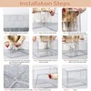4 Packs Clear Handbag Storage Organizer for Closet, Acrylic Display