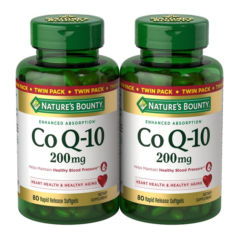 Nature’s Bounty CoQ10 200 mg Softgels, Heart Health & Cellular