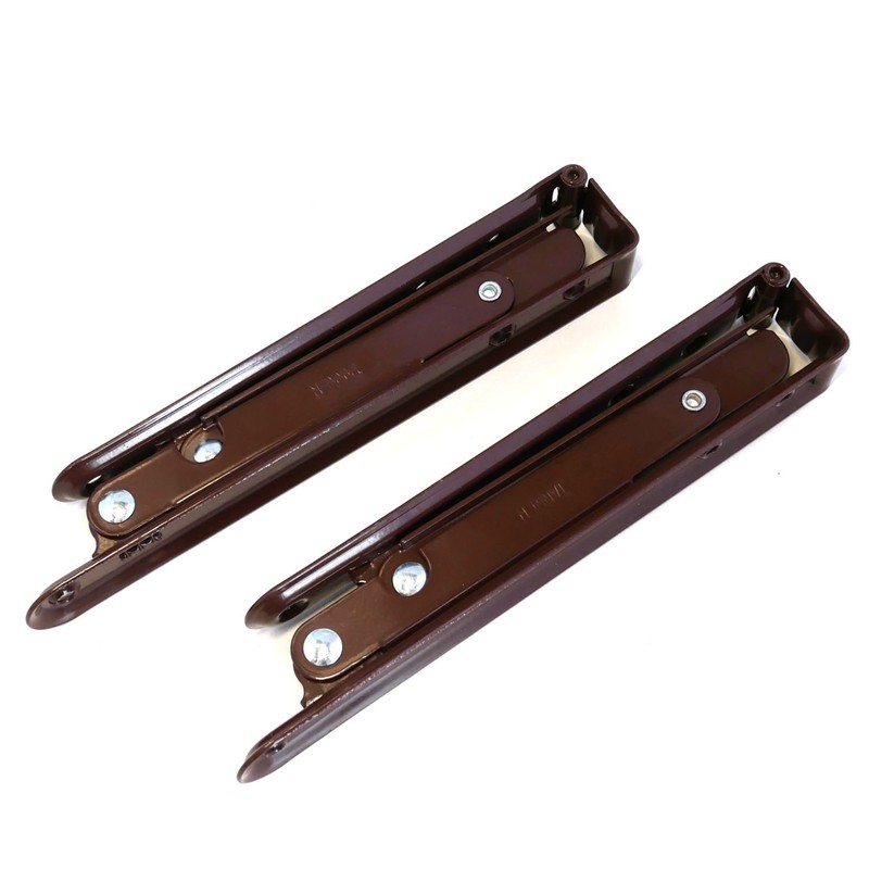 Tanner Folding Metal Shelf Brackets, Set of 2