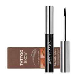 Peel Off Eyebrow Tint Brow Gel, Natural Light Brown Semi-Permanent Colour Long-Lasting Waterproof Makeup Eyebrow Gel Lasts Up To 3 Days Peel Off brow Dye Gift For Women And Girls