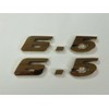 GOLD 6.5 ENGINE ID EMBLEMS - (PAIR)