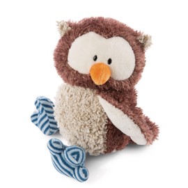 NICI Cuddly Toy Owl Oscar 35 cm - Lifelike Stuffed Toy, Owl Made of Soft Plush for Cuddling and Playing, Plush Toy for Children & Adults, 48968, Great Gift Idea, Brown