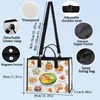 BWWKTOP Filipino Cuisine Tote Bag Philippines Travel Gifts Philippines Culture
