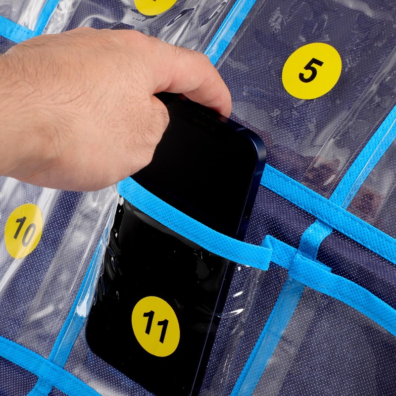 sourcing map Classroom Pocket Chart for Cell Phone, 36-Pocket Phone