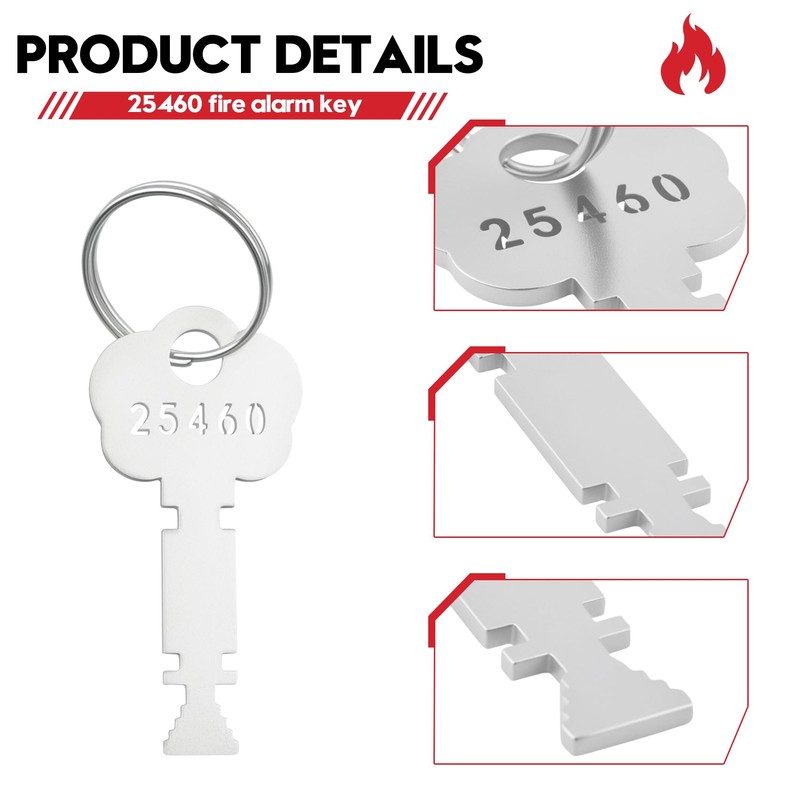 Honkador 25460 Fire Alarm Panel Key, Alarm Box Key for