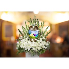 Wild Butterflies Cremation Urns for Ashes Adult Female, Urns for Human Ashes Adult Large, Med, Small & XL Urns for Mom & Urns for Women Butterfly Urn