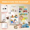 JAYOBGO Kids Bookshelf and Toy Storage - 3 Tier Toddler