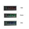 3 in 1 LCD Digital Electronic Clock Thermometer Voltmeter, Blue